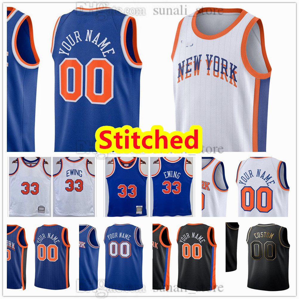Stitched Basketball Jerseys 32Towns Jalen 11 Brunson Cameron 22 Payne Mikal 25 Bridges Landry 20 Shamet Mitchell 23 Robinson 3 Hart Patrick 33 Ewing Carmelo 7 Anthony