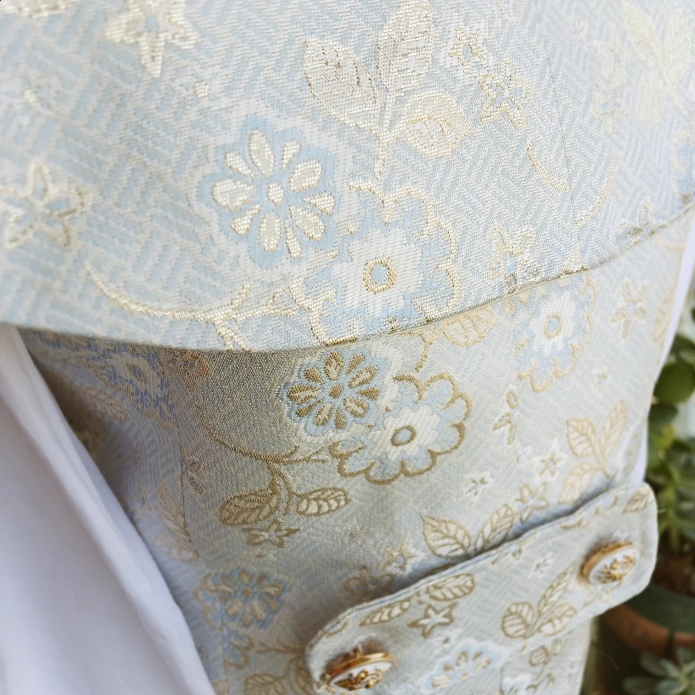 Boys Clothing Suit for Wedding Kids Boutique Outfit Toddler Baby Jacquard Cape Suits Children Birthday Party Flower Girls Dress 240919