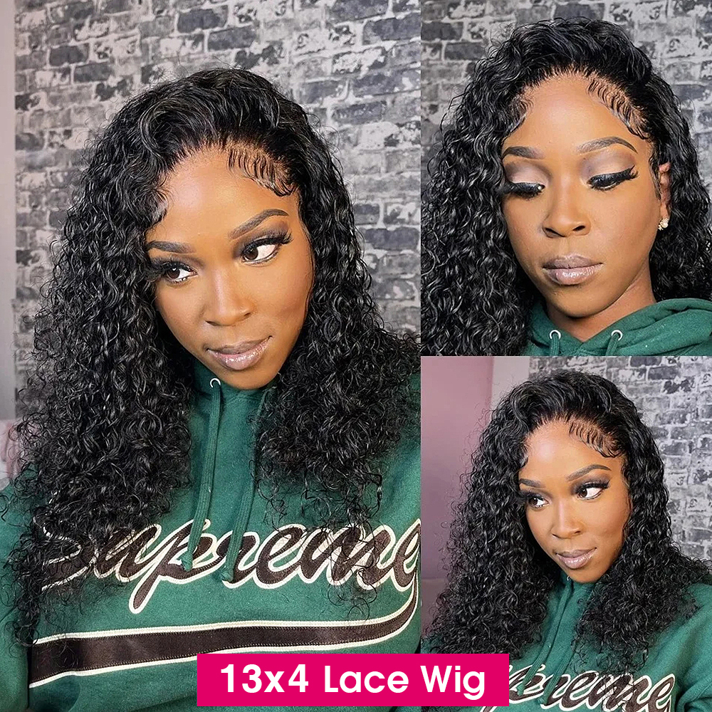Wear And 13X4 Water Wave Bob For Women Curly 6X4 Glueless Wig Ready To Go Human Hair Wigs Pre Cut No Lace