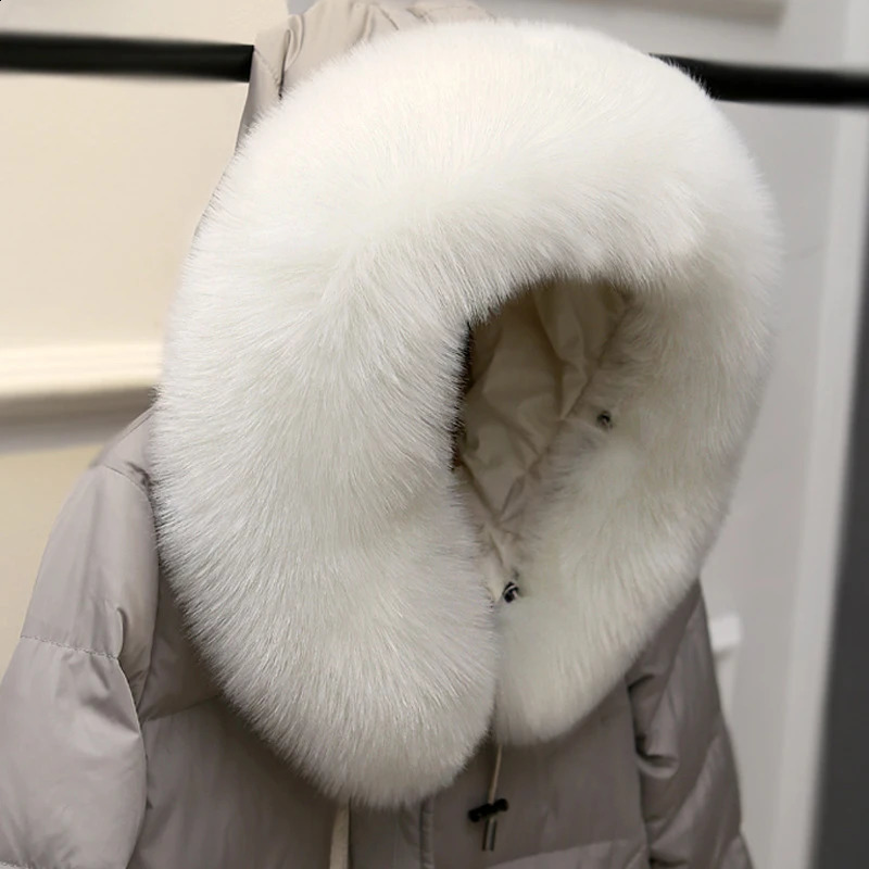 Winter Warm Faux Fur Collars Fluffy Collar Women Fur Scarf Plush Wrap Neckerchief Fur Shawl For Coat Down Jacket 240927