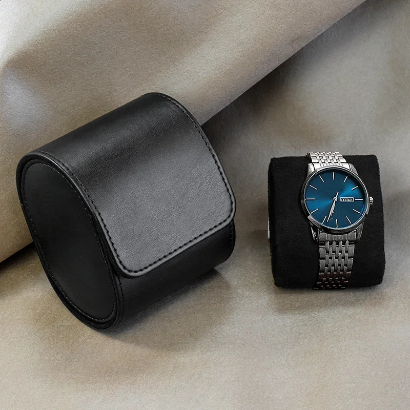 Embers Leather Watch Roll 1 2 3 Slot y Storage Box Travel Bag Gift 240911