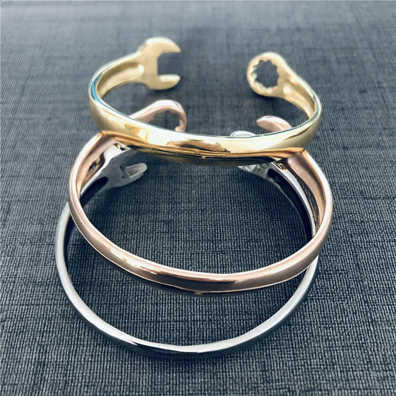 Wrench bicycle bracelet 316L stainless steel cool wrench bracelet 240925