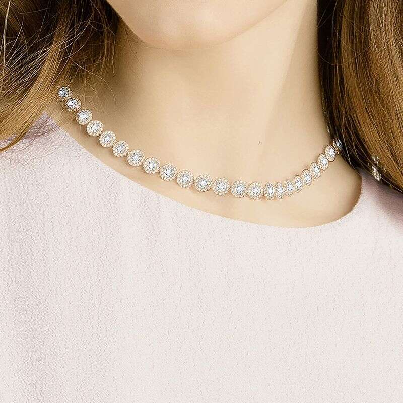 bracelet for women plated sier gold tennis necklace Austria crystal dia bracelets designer jewelry woman Christmas gift With Box
