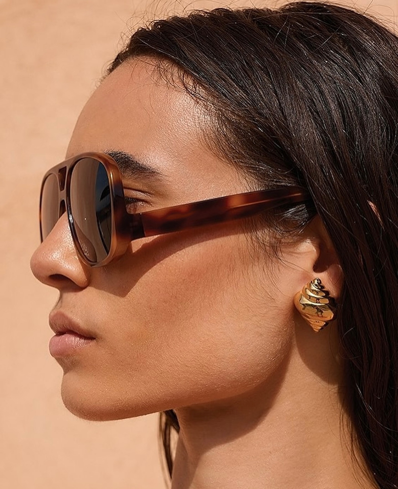 Square Glasses Women - Polarized Sunglasses, Retro Shield Lens, Plate Full Frame Eyeglasses for Summer Style Y260207