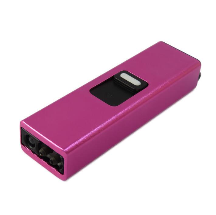 Lanterns Keychains Lanyards Self Defense Keychain Mini Electric Lighter S With Light Flashlight Key Chains Outdoor Safety 5 colors in stock