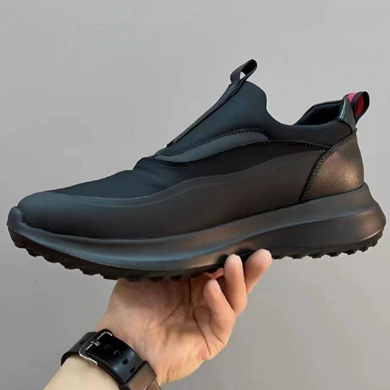 39-45 Men's Four Seasons High end Internet Red Breathable Thick Sole Trendy Low cut Round Head Super Soft Casual Sports Board Shoes