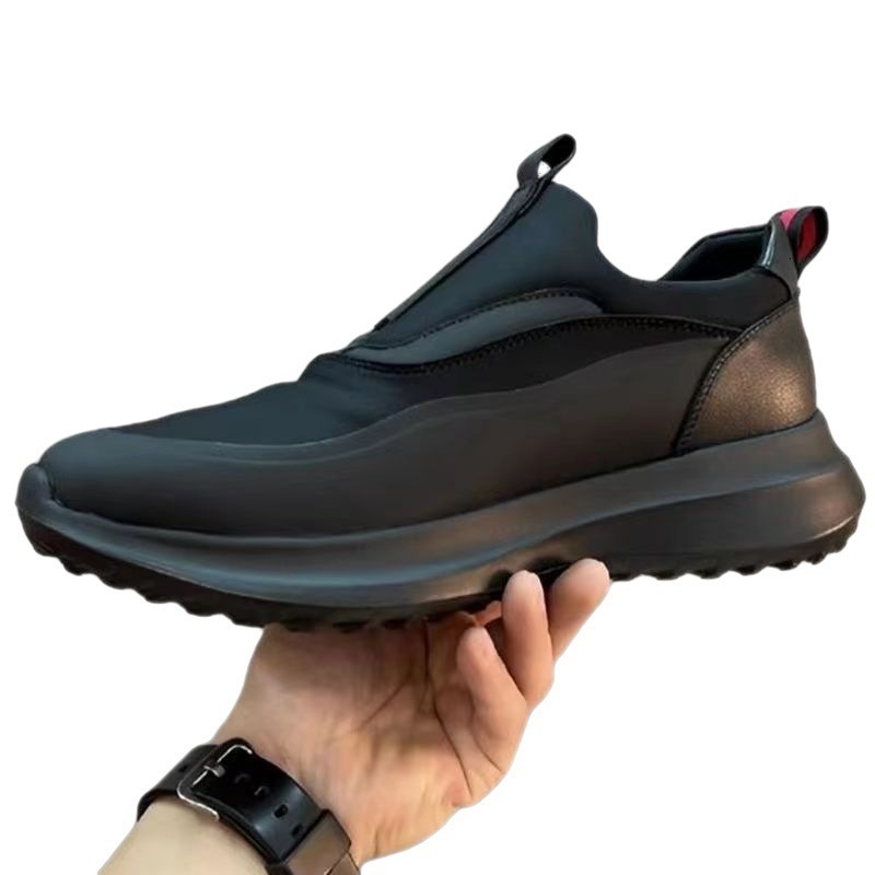 39-45 Men's Four Seasons High end Internet Red Breathable Thick Sole Trendy Low cut Round Head Super Soft Casual Sports Board Shoes