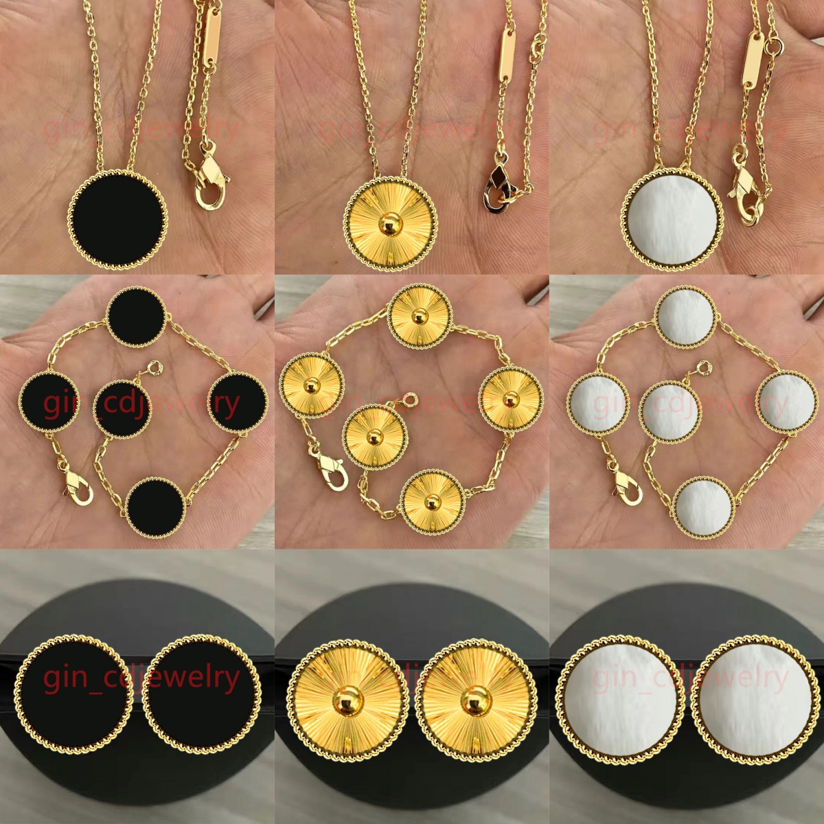 Fashion Classic Necklace Bracelet Earrings for Women and Girls Valentine's Day Mother's Day Engagement Jewelry Set