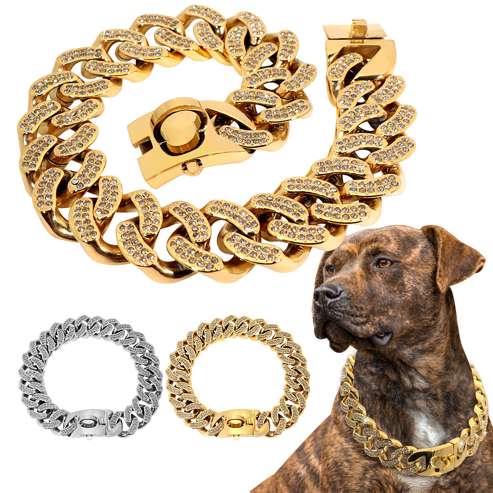 New necklace,dog pet collar, dog collar designer with hiphop style 621