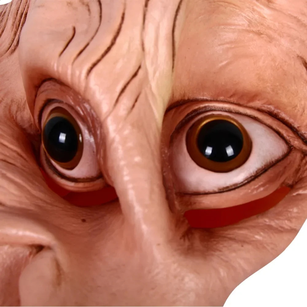 Halloween goblin Dobby mask HouseElf cosplay costume carnival fancy dress party latex all inclusive movie props 240923