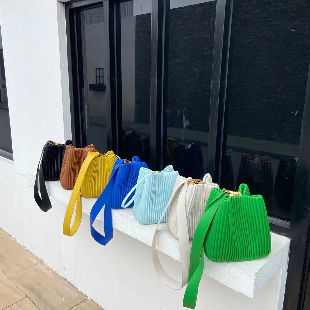 Genuine Handbag Female Bucket Cow Leather Shoulder Bag Handbags Women Bags Designer Ladies Bolsas Feminina