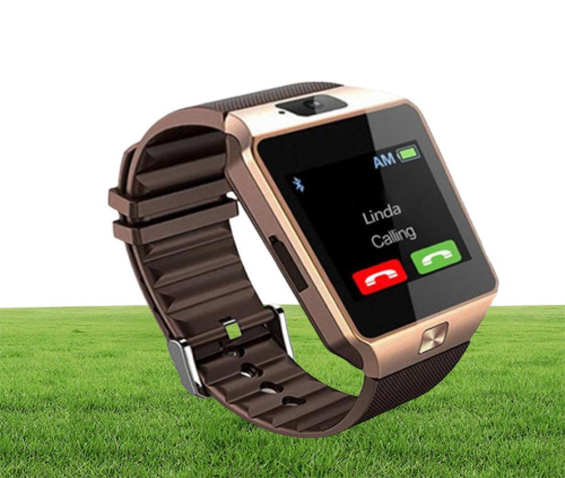Original DZ09 Smart Watch Bluetooth Wearable Devices Smart Wristwatch For iPhone Android iOS Smart Bracelet With Camera Clock SIM