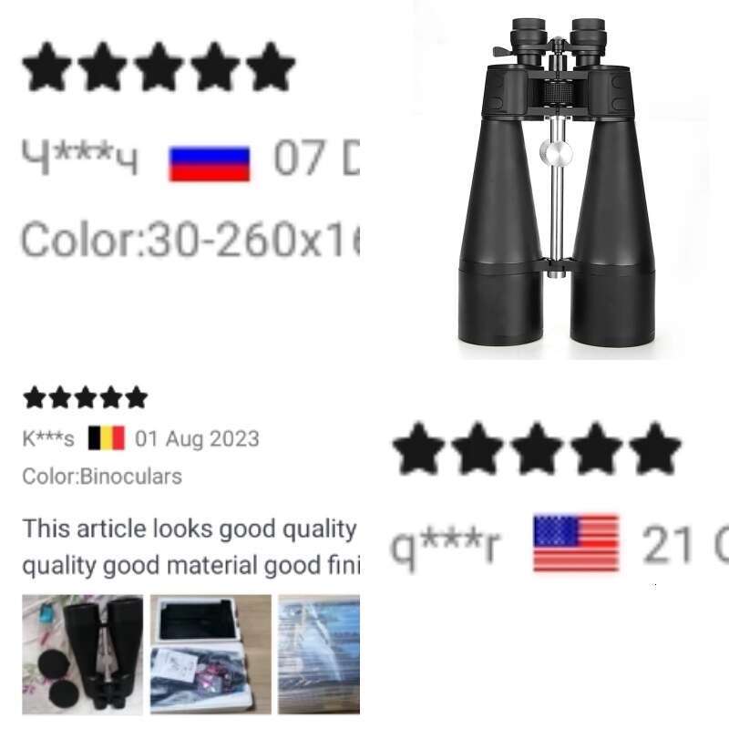 30-260x160 Ultra-clear Ultra-high Magnification Binoculars Zoom 80 Aperture Non-infrared Outdoor Viewing Telescope