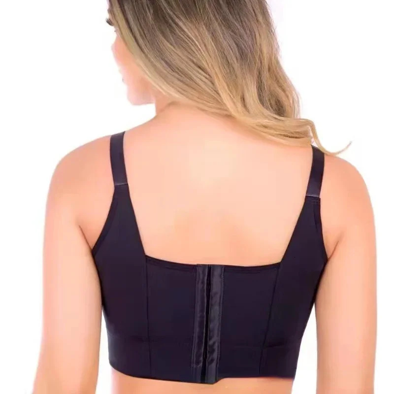 Plus size push up bra for women deep cup hidden fat underwear shape company full back coverage 240930