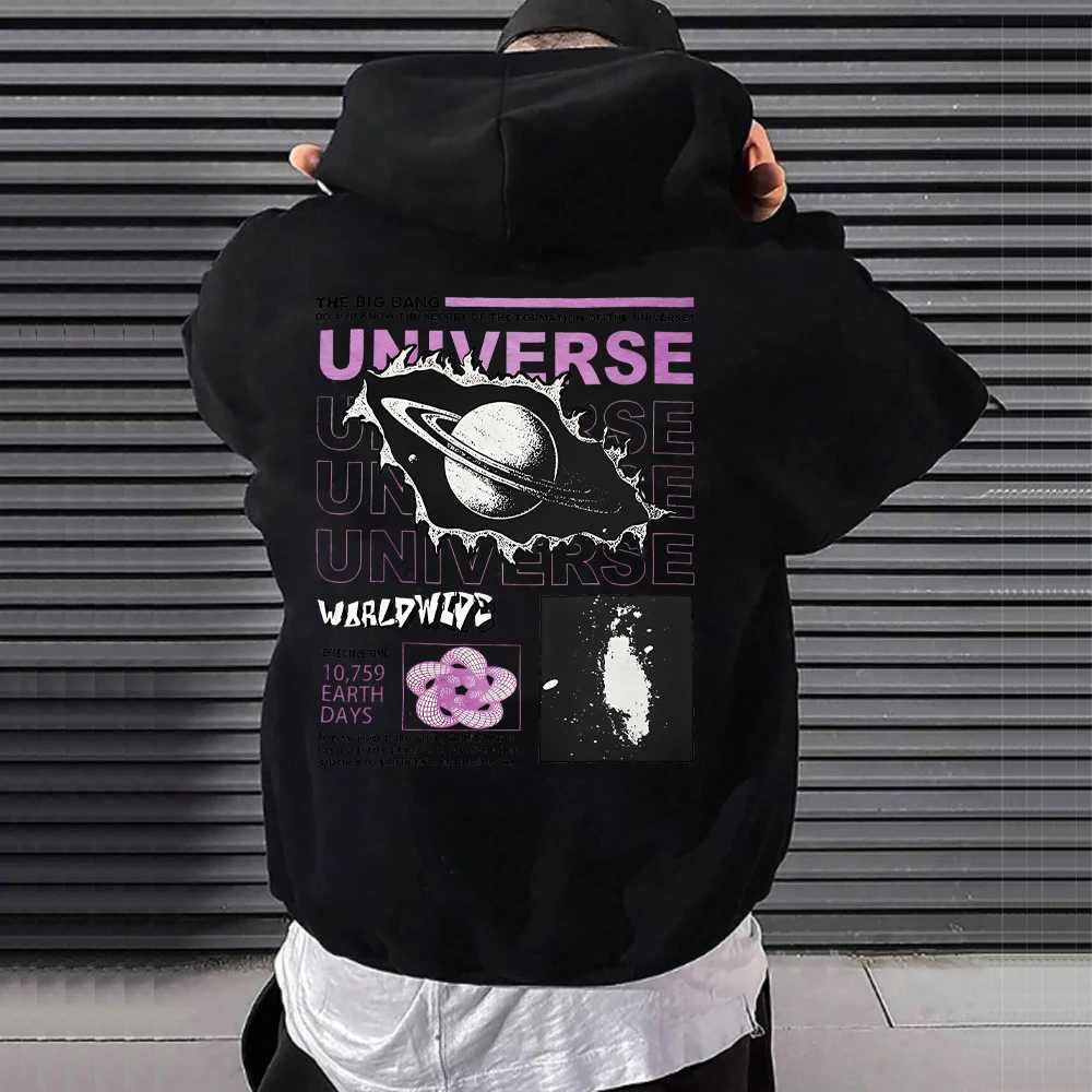 Gothic Mens Hoodie Harajuku Butterfly Print Long Sleeve Pullover Spring Autumn Casual Sweatshirts Streetwear Y2k Clothes Unisex W250117