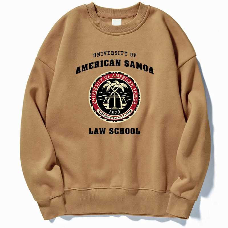 BCS American Samoa University Law School Sportswear Mens Hoodie Sportswear Streetwear Crewneck Spring Pullover Jumper W240928