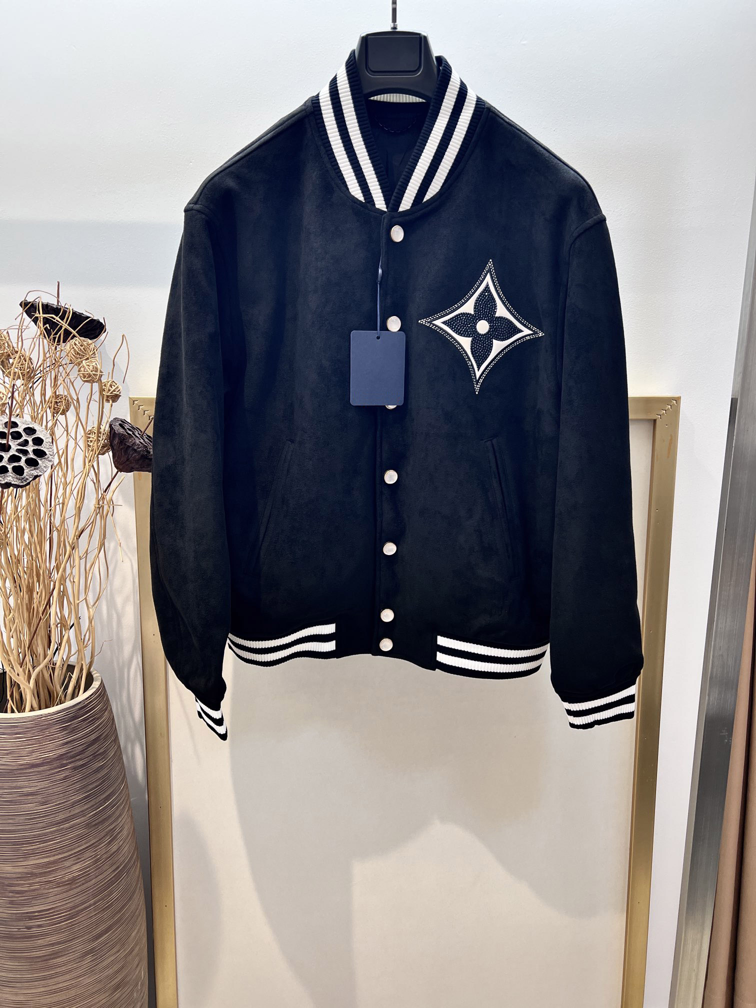 Men's Jackets Designer Autumn and winter highend brand mens jacket high quality suede material US size baseball collar design top