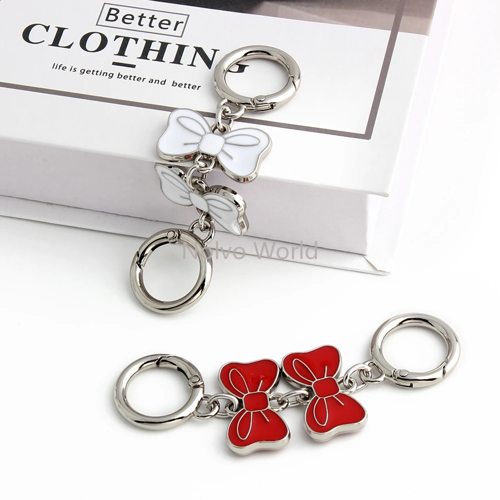 Gold and silver 105CM16CM cherrybow shaped extension chain for clutch handbag wallet strap accessories 240926