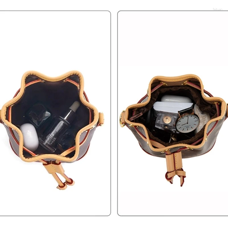 Shopping Bags Purse Insert For New Bucket Bag Shoulder Crossbody Drawstring Designed E74B
