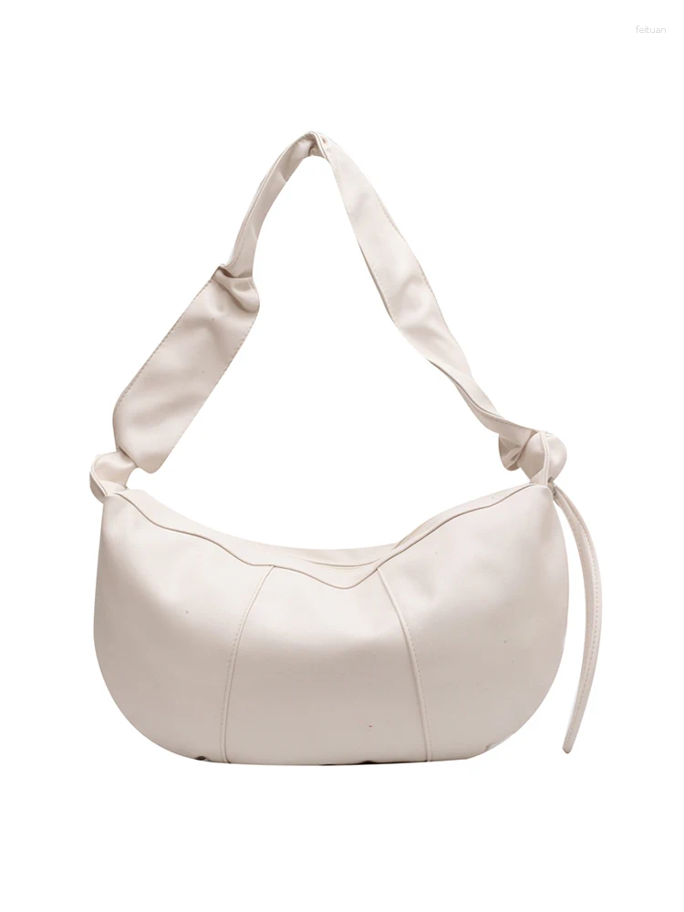 Shoulder Bags Fashion 2024 Women's Underarm Dumpling Buns Hobos Large Capacity Totes Leather Brand