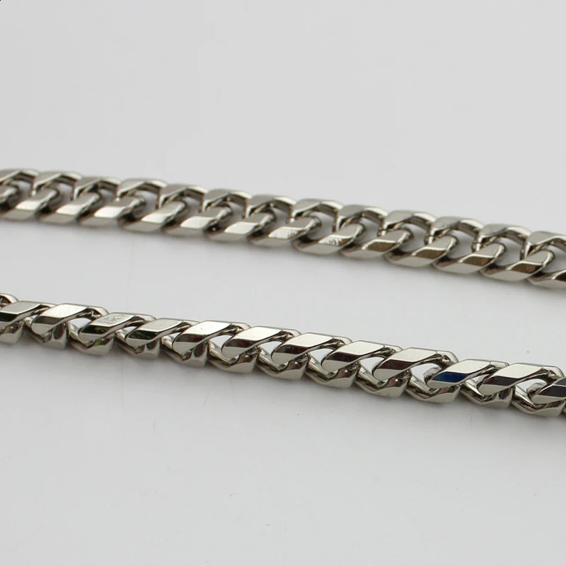 1 piece 8mm wide 110130cm high thick chain metal strap with hook used for repairing bag and handbag chains detachable long replacement 240926