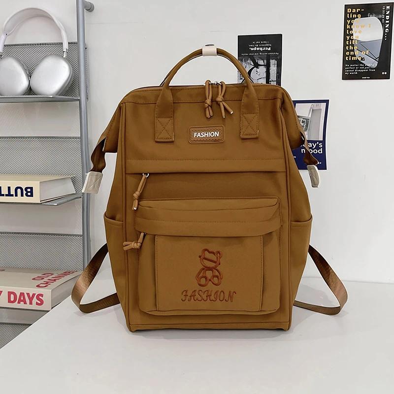 3 School Bags Cute Aesthetic Backpack Large Capacity Bag College For Women Teen Girls