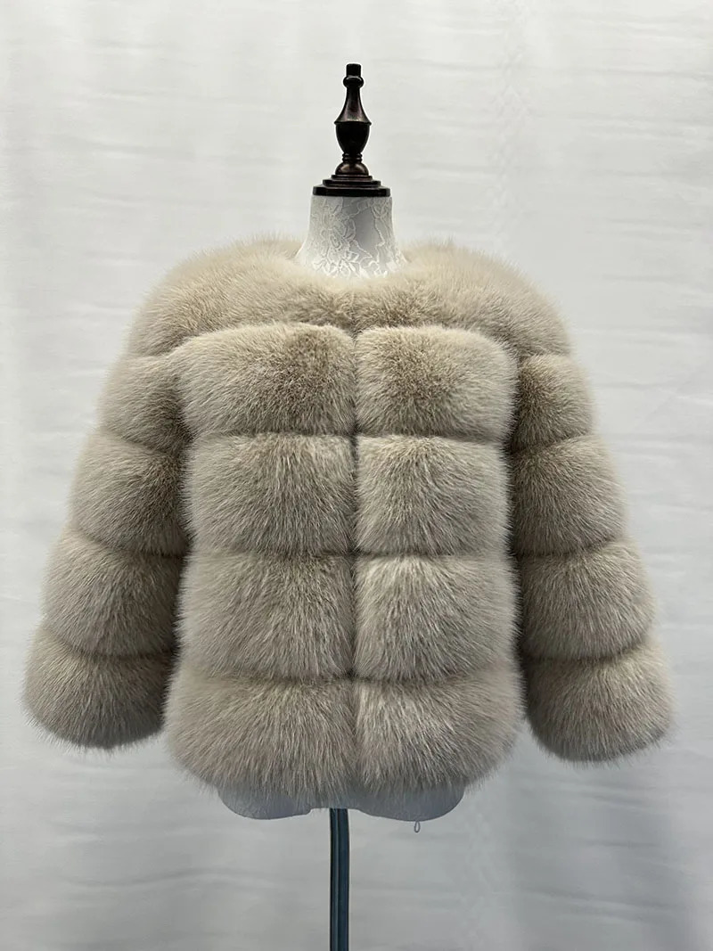 Womens Fashion faux fur coat super Autumn Winter women Faux fox fur fluffy jacket high quality Ladies furry coats 240930