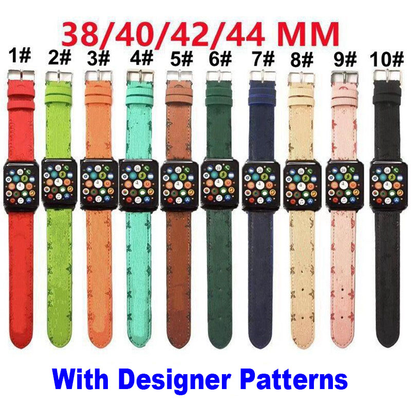 Top Grain L Leather Watch Band Straps Quick Release WatchBand Luxury Fashion L Designer Strap 46mm 49mm 45mm 44mm 42mm Handmade Premium Men for Apple 