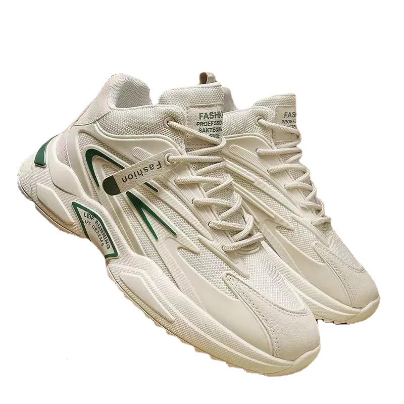Designer Shoes New Zhongbang Breathable Mesh Men's 2024 Spring And Autumn Fashion Casual Soft Sole Lace Up Sports Shoes Balance Shoes