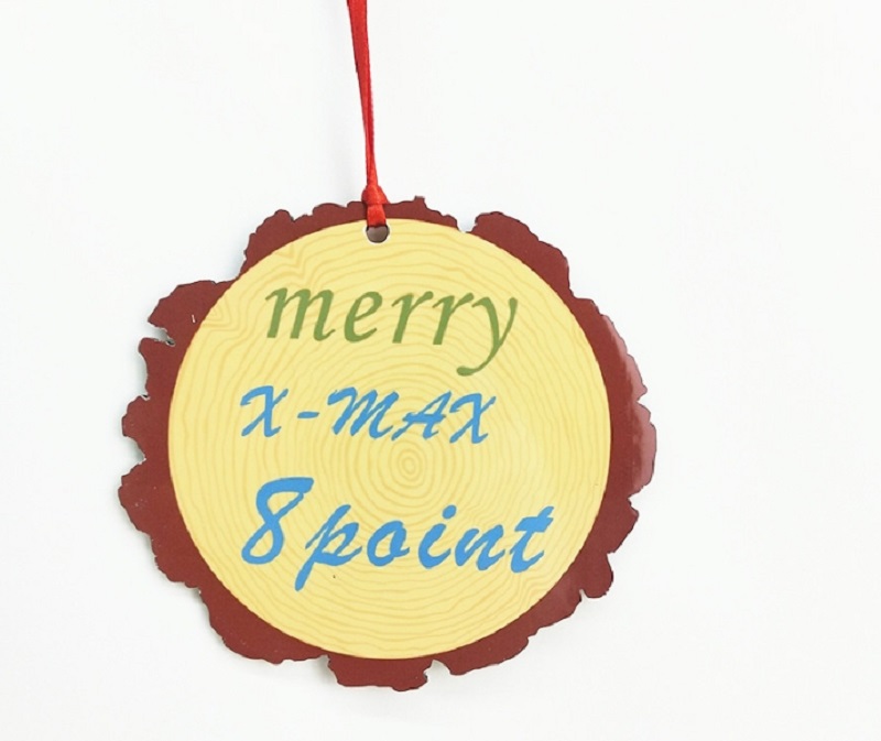 100x95x3mm subliamtion ornament MDF for Christmas
