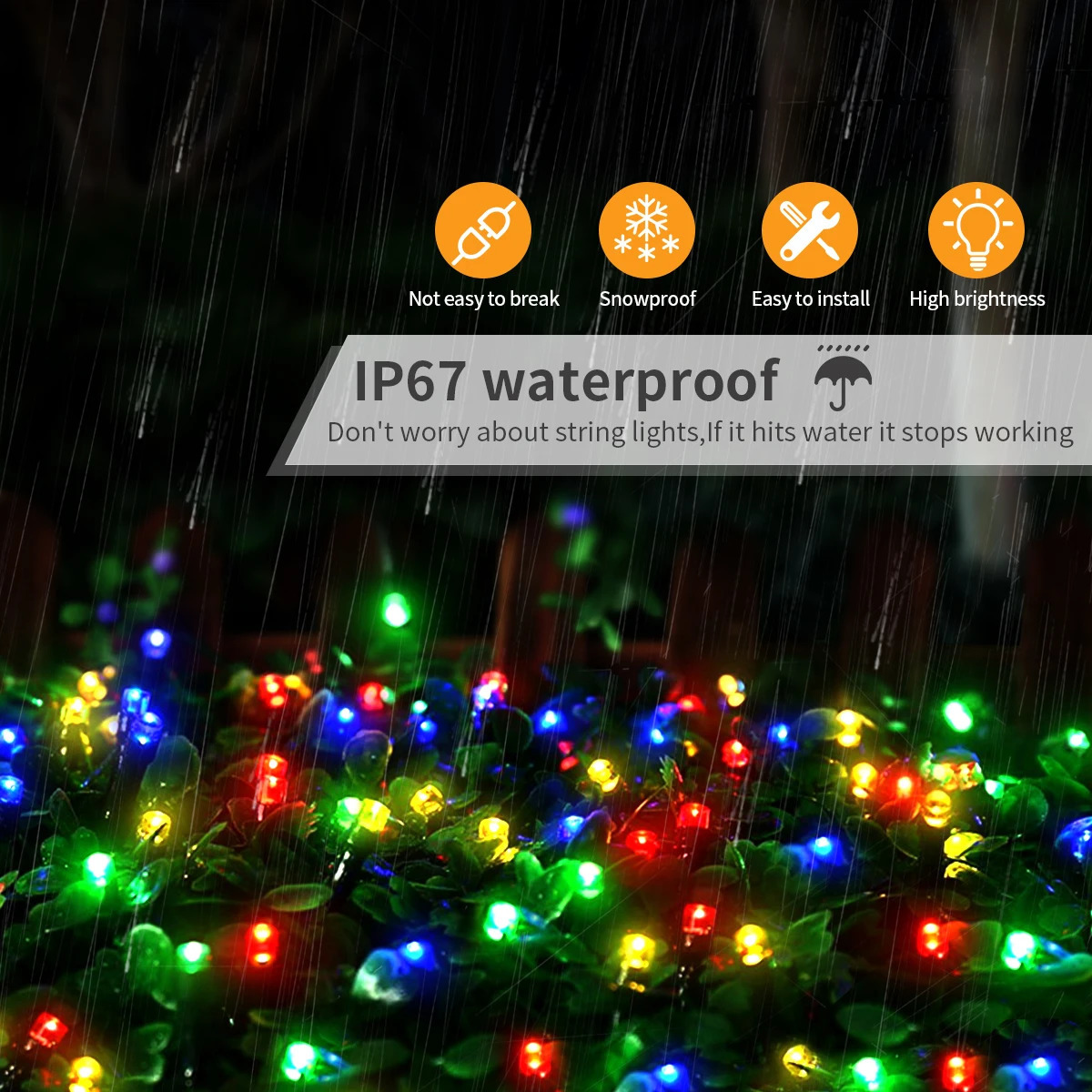 10M100M LED Christmas Light Outdoor String Garden 110V 220V to DC24V Home Party Year Wedding Decoration 240929