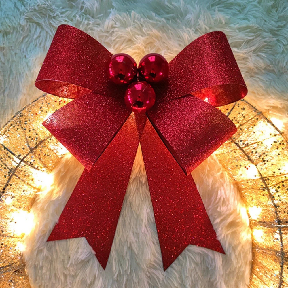 Lighted Christmas Front Metal Xmas Wreath with Light Battery Operated for Home Decor Wall Door Party Holiday 240929