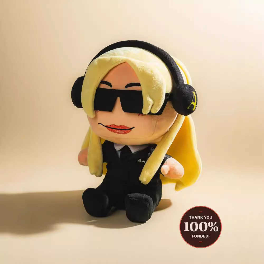 New product Alaska Violet Plush Mexican blogger plush toy game peripheral