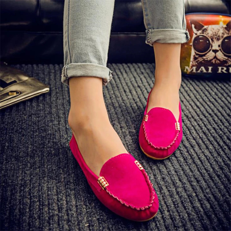 Womens shoes for spring/summer 2024 womens casual flat shoes slider round toe denim flat shoes plus size denim shoes Zapatos Mujer 240930