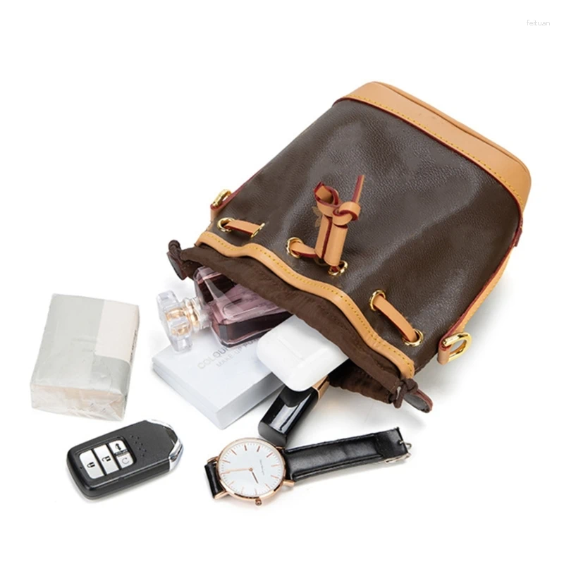 Shopping Bags Purse Insert For New Bucket Bag Shoulder Crossbody Drawstring Designed E74B