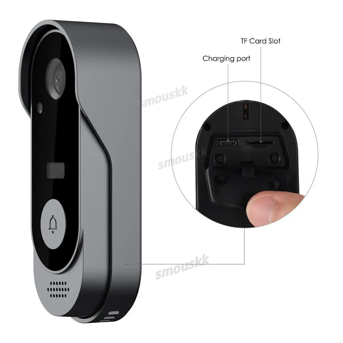 Doorbell With Camera Wireless Bundle Video Doorbell WIFI HD Outdoor Phone Door Bell Camera Security Video Intercom IR