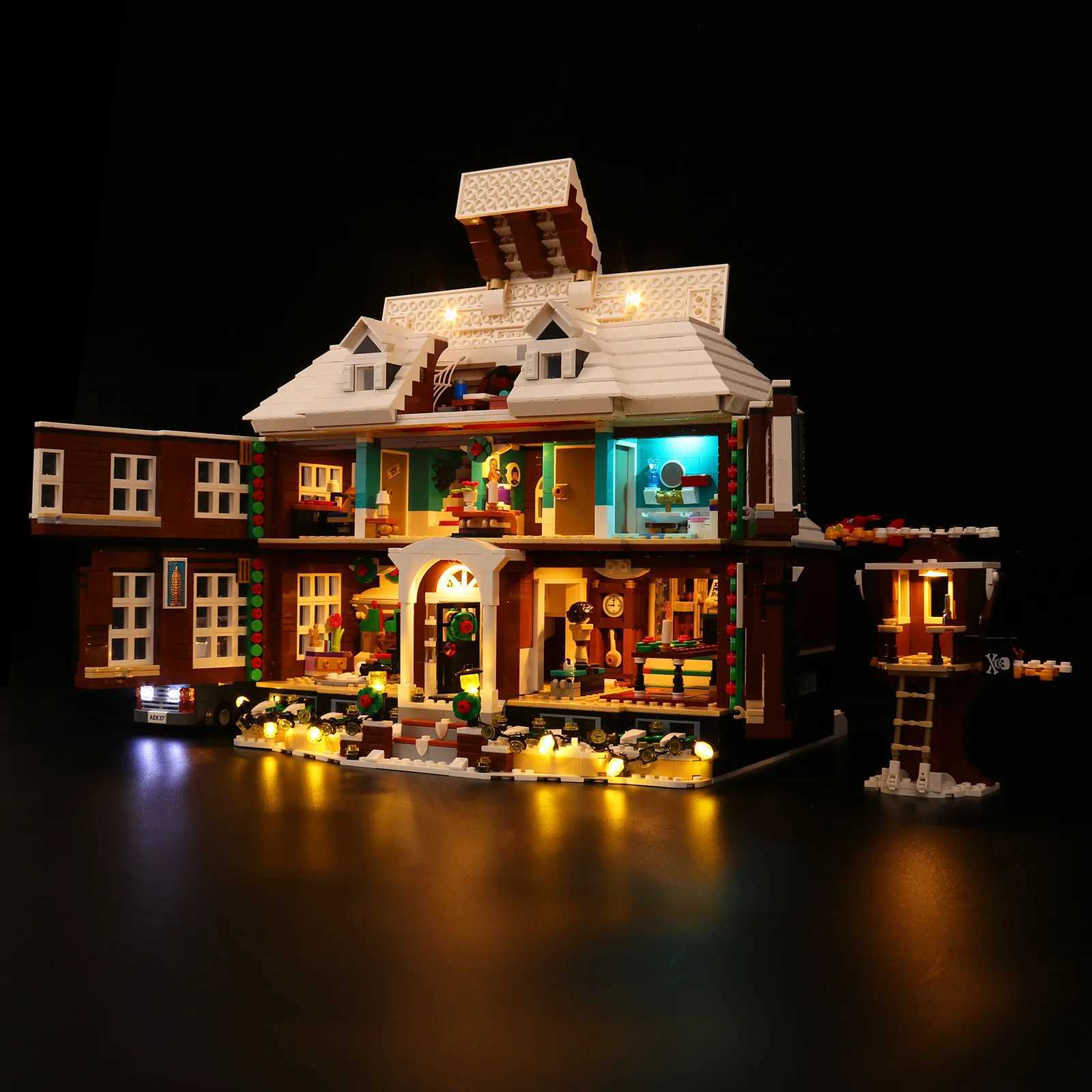 DIY building blocks lighting 21330 Home Alone IDEAS building blocks remote control version LED lighting W241012