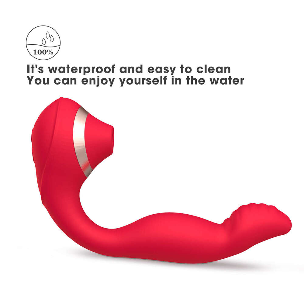 Cupid Multi Frequency Sucking Button Vibration Rod Female G-Point Orgasm Masturbation Massage Rod Flirting Adult Sexual Products