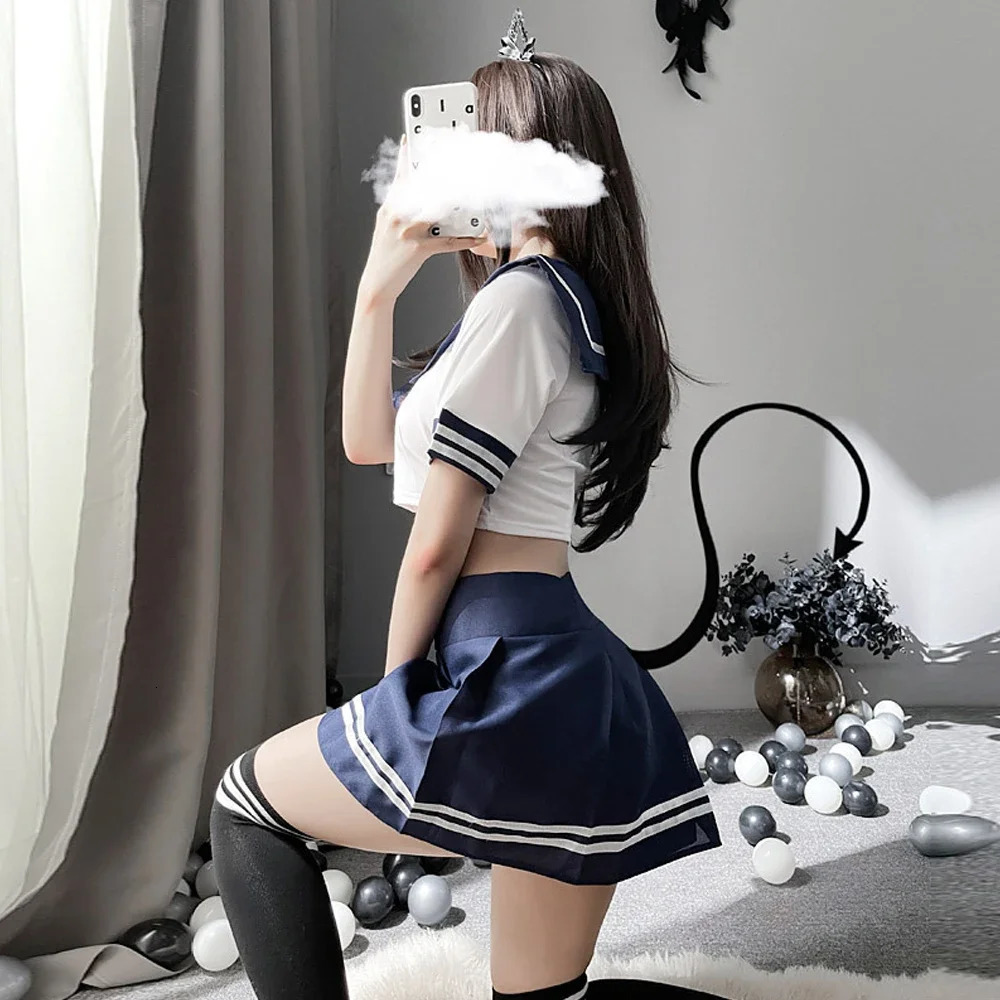 Sexy clothing exotic lingerie roleplaying female sexy nurse student uniform school girl Jk 240930