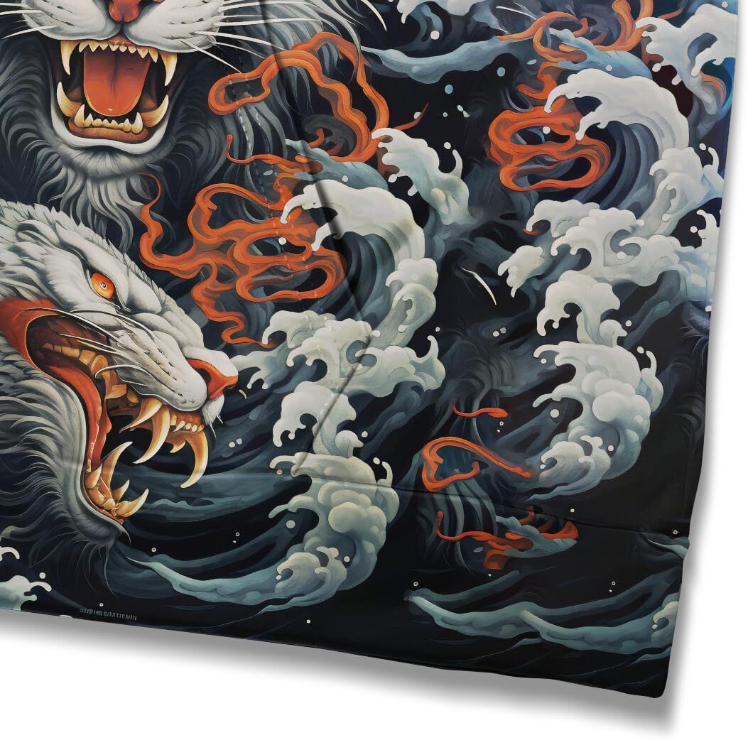 Hoodie for Mens Womens Vintage Colorful 3D Realistic Digital Wolf Funny Animal Graphic Sweatshirts Pullover Graphic Hoodies sweatshirt cool