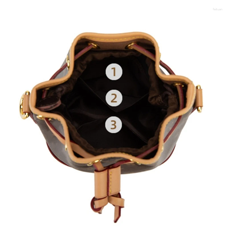 Shopping Bags Purse Insert For New Bucket Bag Shoulder Crossbody Drawstring Designed E74B