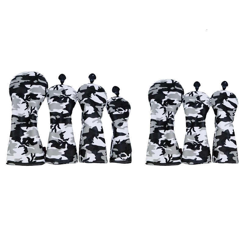 Waterproof Camo Golf Wood Headcover Fairway Club Head Covers Case Protector 240909