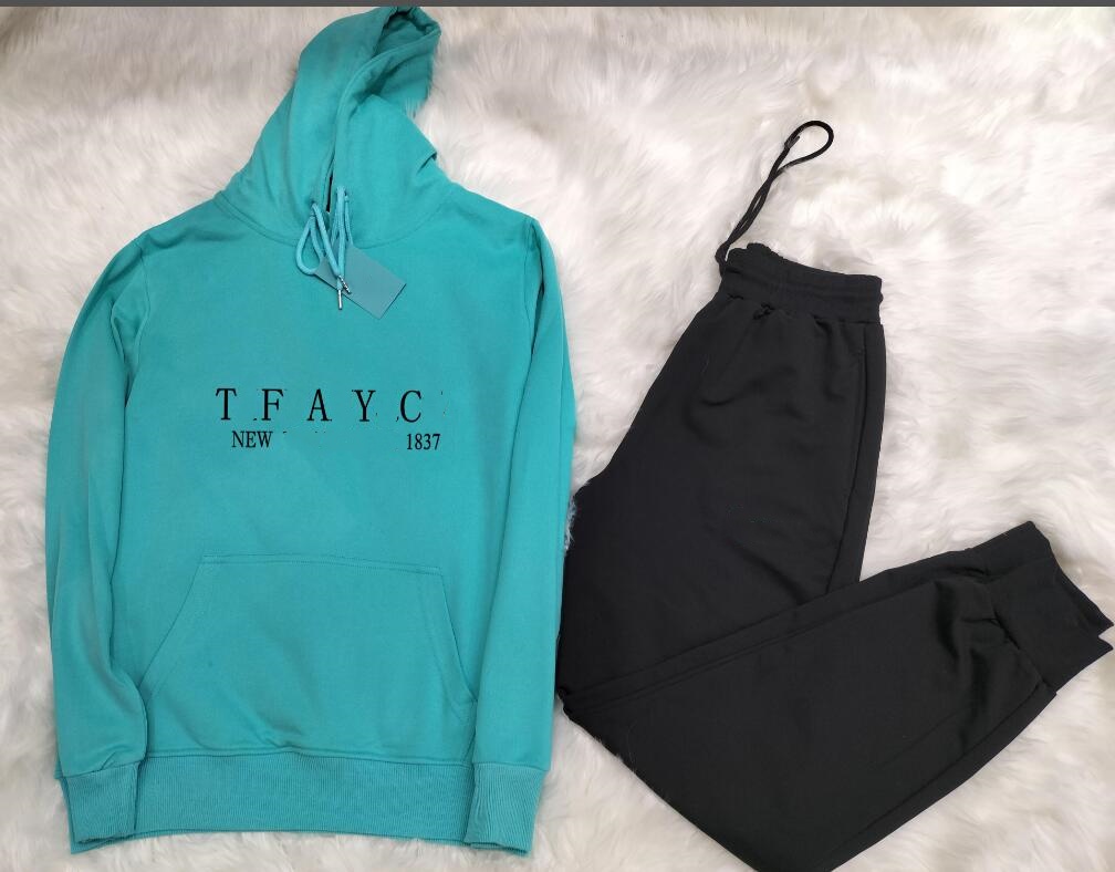 2025 New Fashionable Men's and Women's Casual Men's Wear European and American Cross border Spring and Autumn Sports Style Hoodie Sports Set Two Piece Set 1103 22217 3301