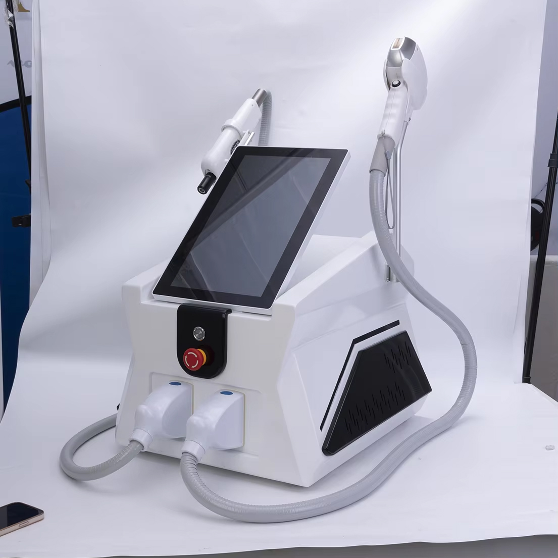 New Diode Laser 755 808 1064 Ice Hair Removal + Picosecond No Fast Tattoo Removal Pigment Correction Anti-acne Freckle Mole Lightening 2 Handles Machi