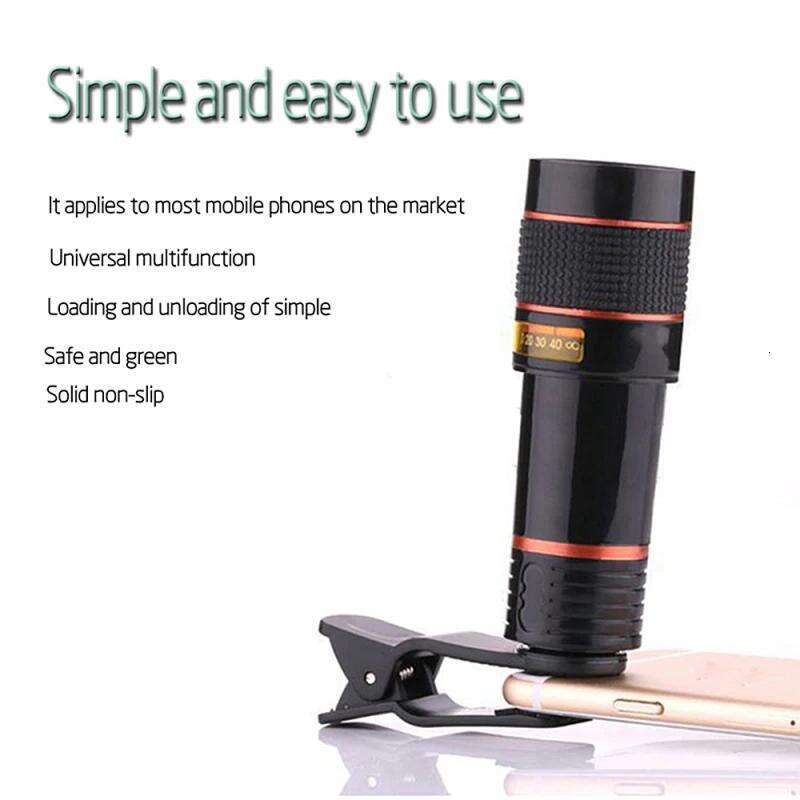Lens Optical Zoom Telephoto Camera With Clip For Universal Mobile Phone Smartphone Telescope Focus Len
