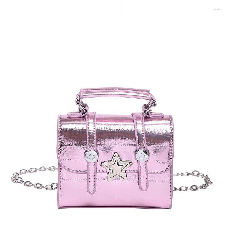 3 Bag Small Women's Chain Shoulder Fashion Brand PU Leather Crossbody Handbag Ladies Casual Tote Evening 4