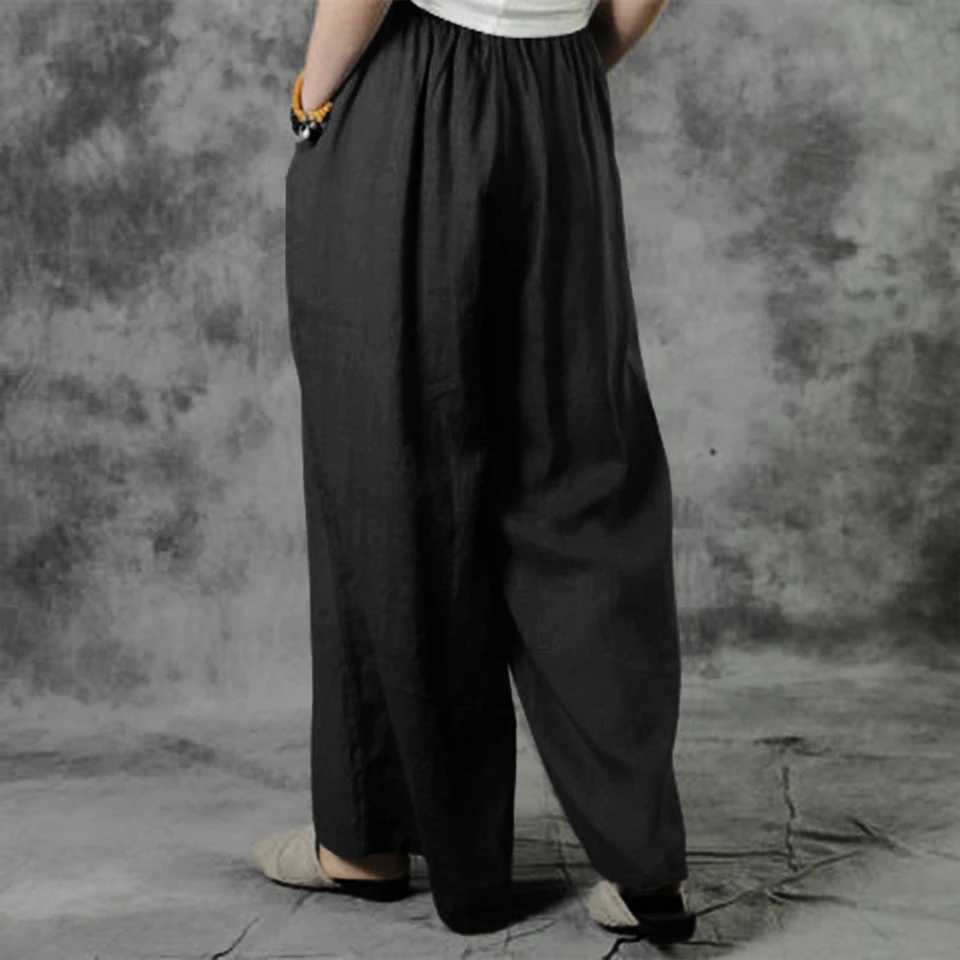 3XL 5XL Plus Size High Waist Long Pants for Women Clothing 2024 Summer Solid Casual Wide Leg Trousers Fashion Korean Style XJ250616