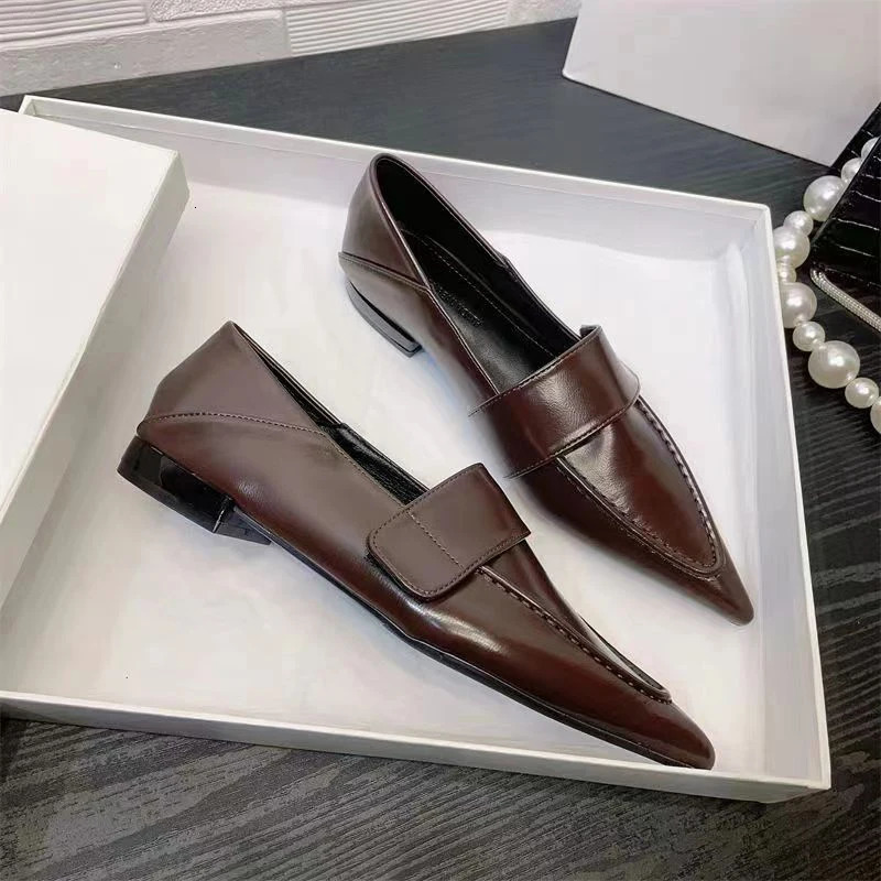 Pointed Toe Flats Women Loafers Shoes Summer Casual Walking Shoes er Sexy Sandals Dress Retro Femme Zapatillas 240924