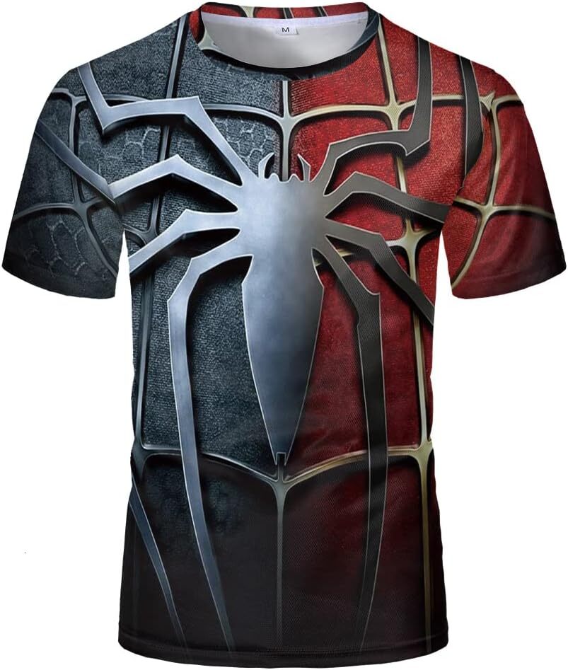 Mens T shirt Unisex 3D Print Personality Super Hero Short Sleeve T-Shirt Casual Graphic Tops graphic tee Casual tops summer clothes Short sleeve nice