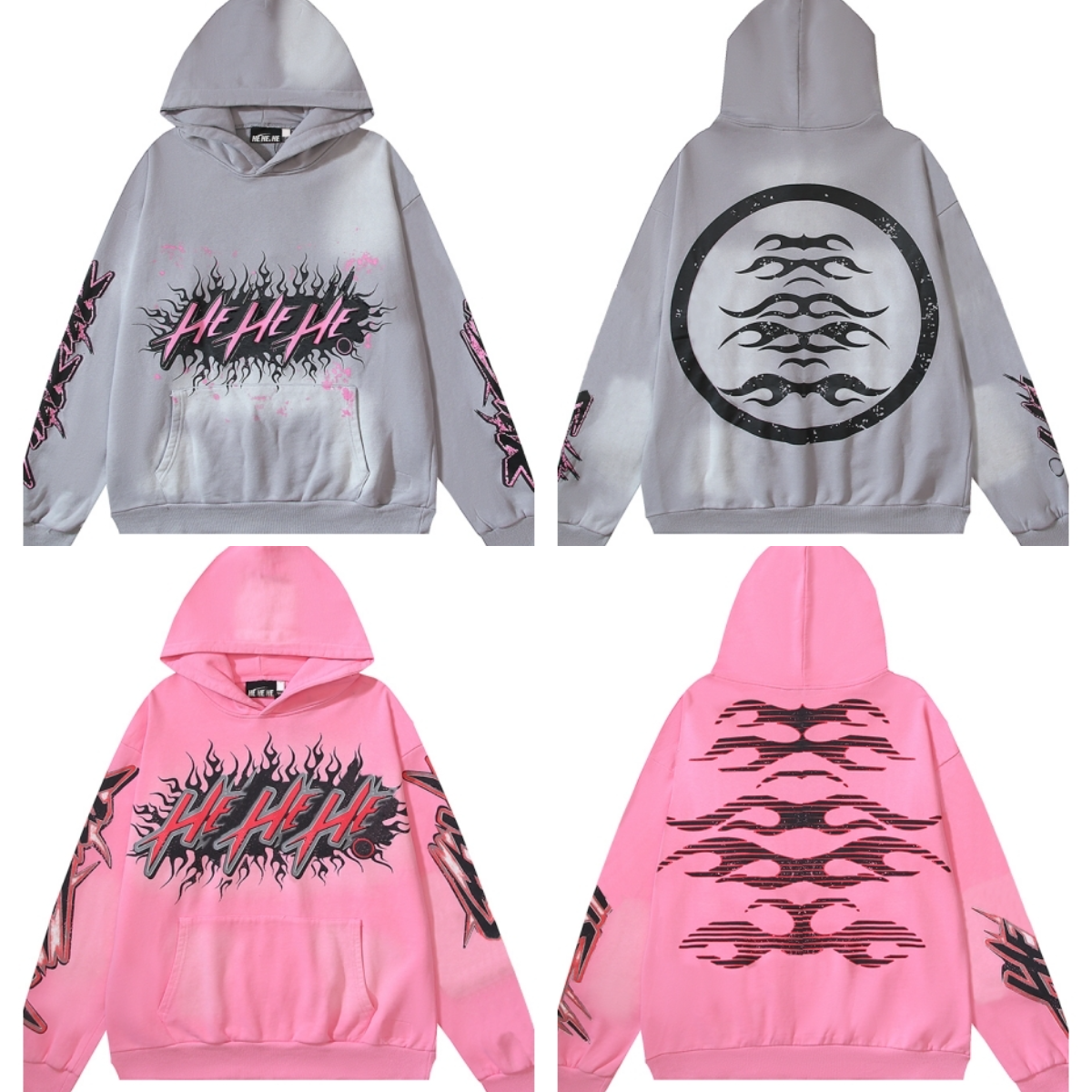 Men's hoodie Designer Hoodie Brand Clothing Hip Hop Graffiti pattern High quality vintage print washed hoodie Sports casual loose hoodie size S-XL